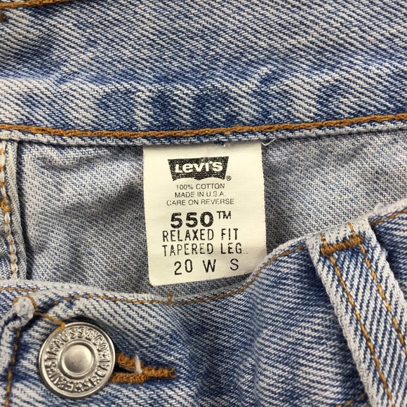 Rare vintage USA 550 Levis Tapered Carrot 20 jeans - Picture 4 of 10
